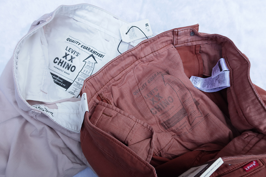Levi's chino slim & standard taper 