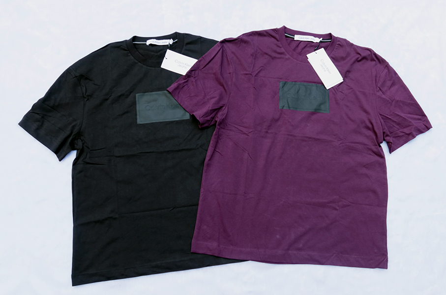 CALVIN KLEIN /M (42) เสื้อยืดแขนสั้น 2 สีสวยใหม่แท้ ราคารวมส่ง Flash
