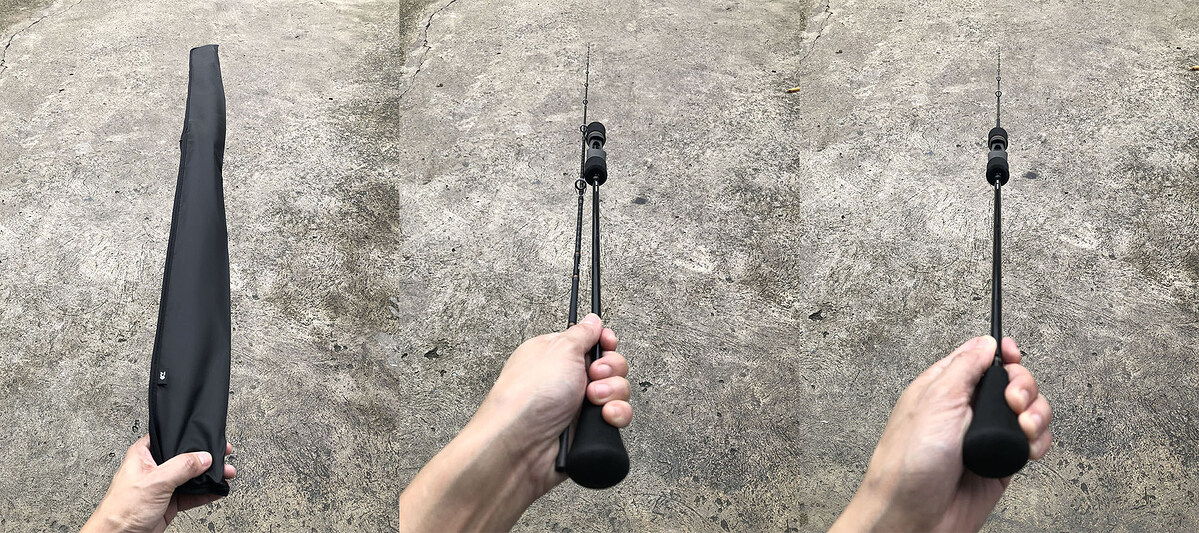 7. Daiwa BLAST BAY SJ 63B-1 คัน 2 ท่อนต่อโคนยาว 6'3" Jig Wt: 90-150g , Line: PE0.6-1.5 คันสวยริ้วรอย