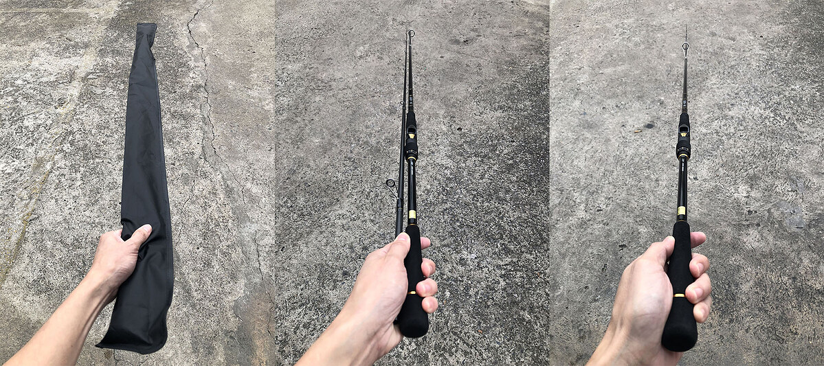 8. Daiwa LATEO 93ML คัน 2 ท่อนยาว 9'3" CT WT: 7-35g , LINE: 8-16lb , PE#: 0.6-1.5 คันสวยริ้วรอยน้อยม