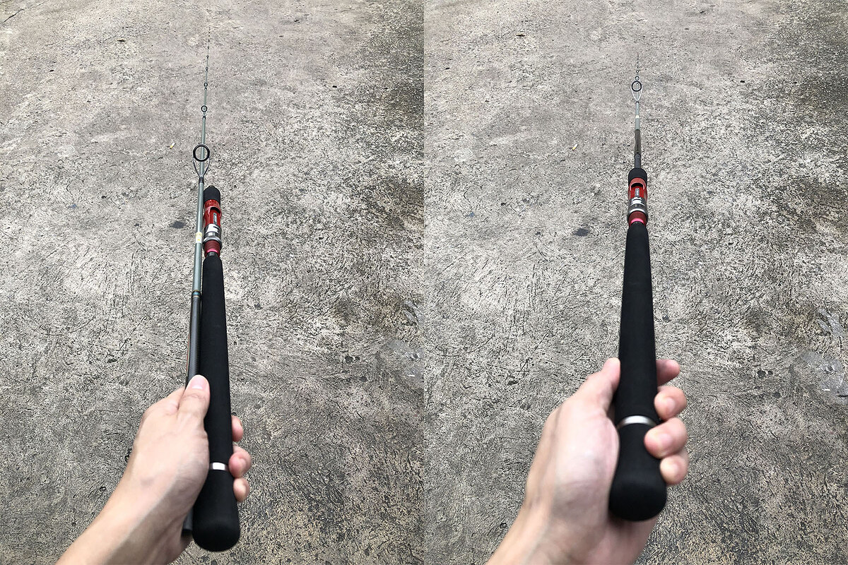 14. Plam Rufus RMSS-250ML คัน 2 ท่อนต่อโคนยาว 8'2" เวท ML (1.5-8lb) คันสวยมากริ้วรอยหาไม่เจอ คันสวยม