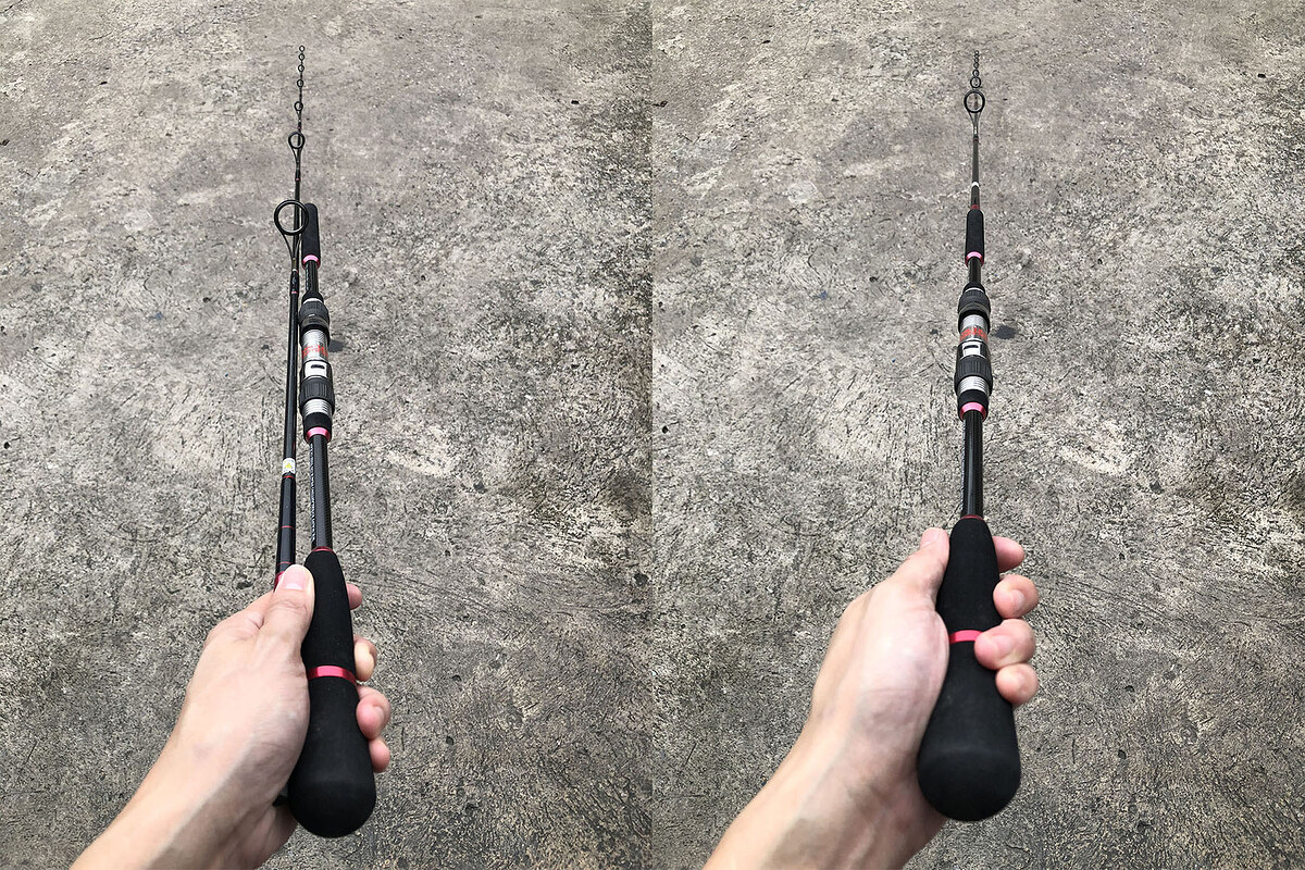 9. G-Craft Fighting Dolphin FDS-6102GJ-M คัน 2 ท่อนต่อโคนยาว 6'10" Line Max: 16lb , Lure Max: 40g , 