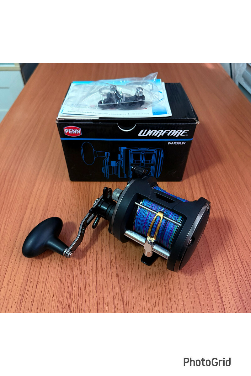 Vายรอกเบท PENN WARFARE WAR30LW ขวา สภาพ 95% กล่องอุปกรณ์ครบ