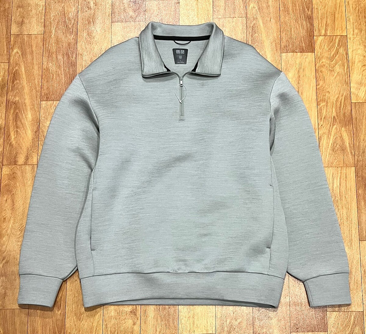 เสื้อ Uniqlo Ultra Stretch Dry Long Sleeve Half-Zip Pullover 