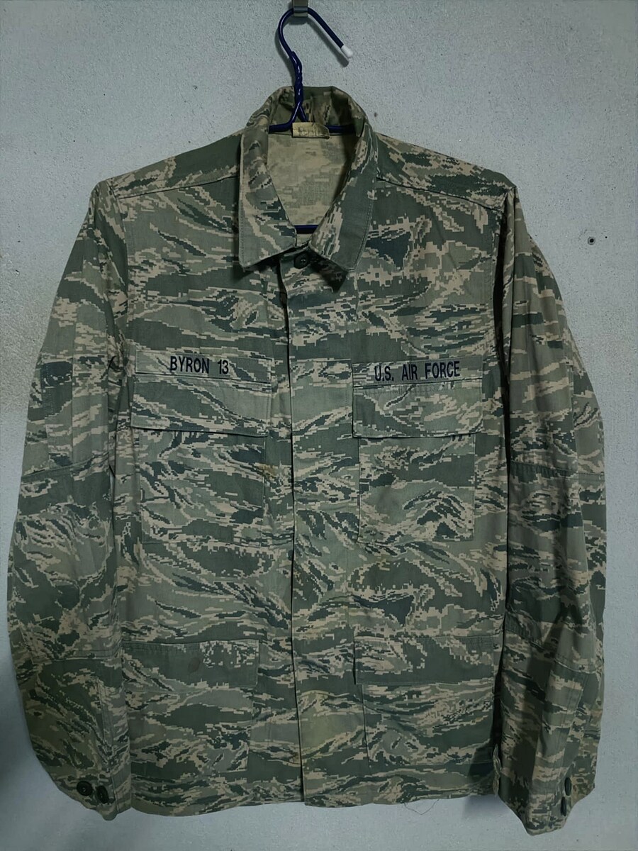 เสื้อทหาร US.ARMY พรางดิจิตอล Tiger ABU USAF (ทหารอากาศ)  Size: 38XL (120.-)