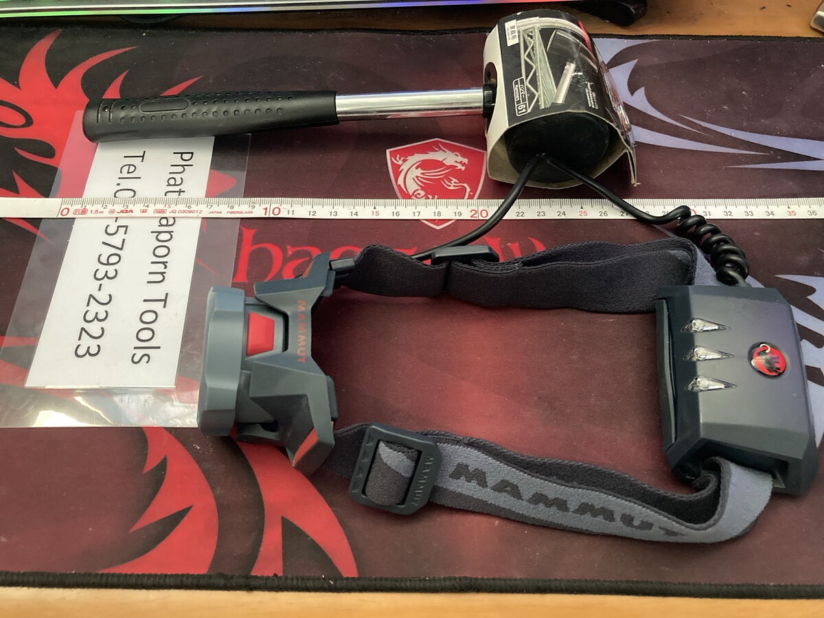 Mammut..Switzerland ไฟฉายคาดศีรษะ 