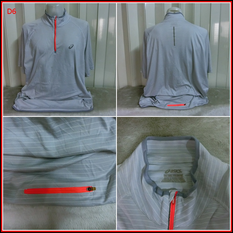 D6.ASICS  สำหรับใส่ออกทริปกลางแจ้ง ตกปลา เดินป่า แคมปิ้ง  เนื้อผ้าชนิดบางกันร้อนได้ดี   ไซ้ด์ 2XL อก