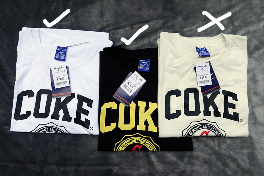 CHAMPION COKE /M/XL/42/46 เสื้อยืดแขนสั้น 2 สีสวยใหม่แท้ รวมส่ง flash