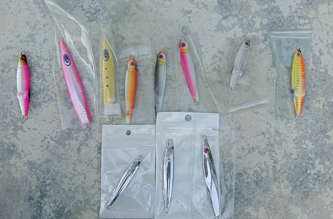 2 เหยื่อจิ๊ก 11 ตัว ของใหม่
   60=3,40=2,30=4,20=2
   11 ตัว 450 รวมส่ง