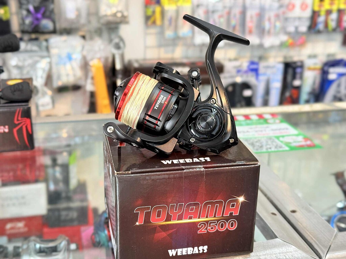 ตัวที่ 2
WEEBASS TOYAMA 2500 สภาพใหม่กริบ พร้อมสาย PE เต็มสปูล
จัดไป 450 พร้อมส่งฟรี :cool: :cool: