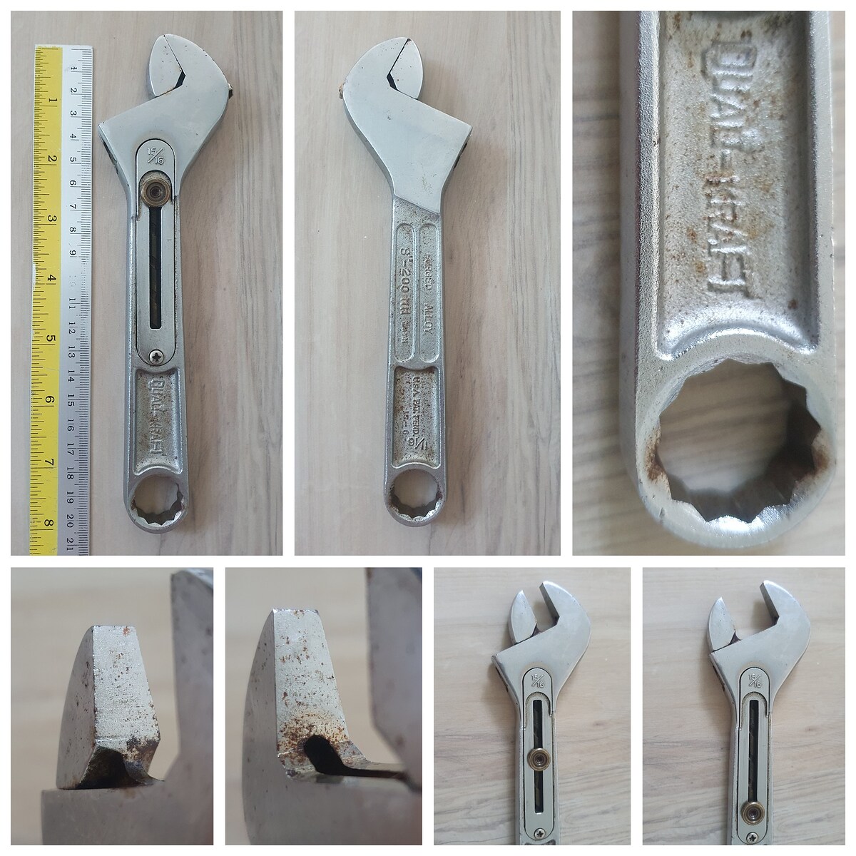 1.Quali Kraft Japan (vintage)200mm. ใช้งานปรกติ,มีนัำหนัก,มีคราบตามรูป ราคา 220