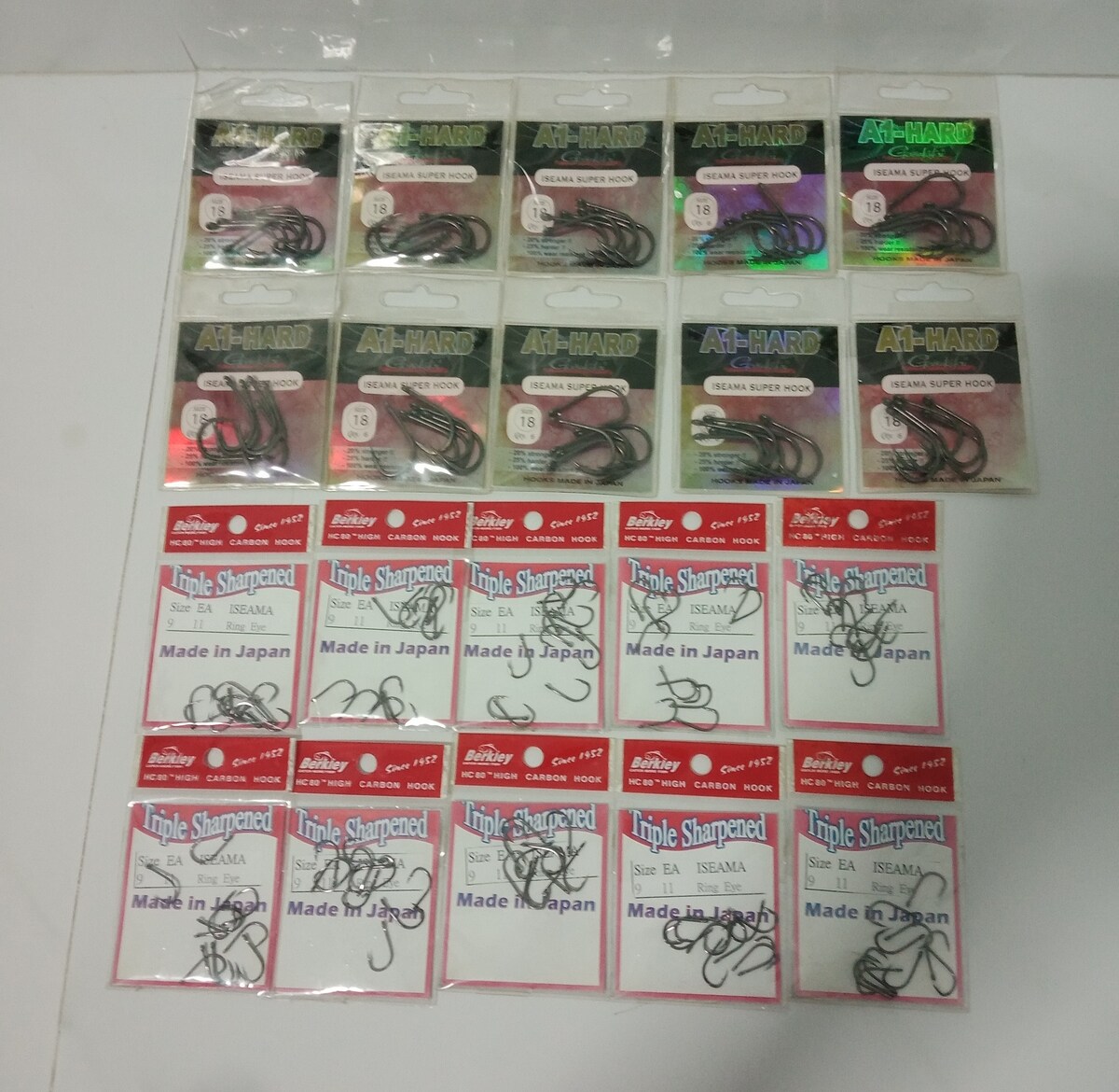 ตัวเบ็ด Gamakatsu , Berkley , ยีนส์ LEVI 501