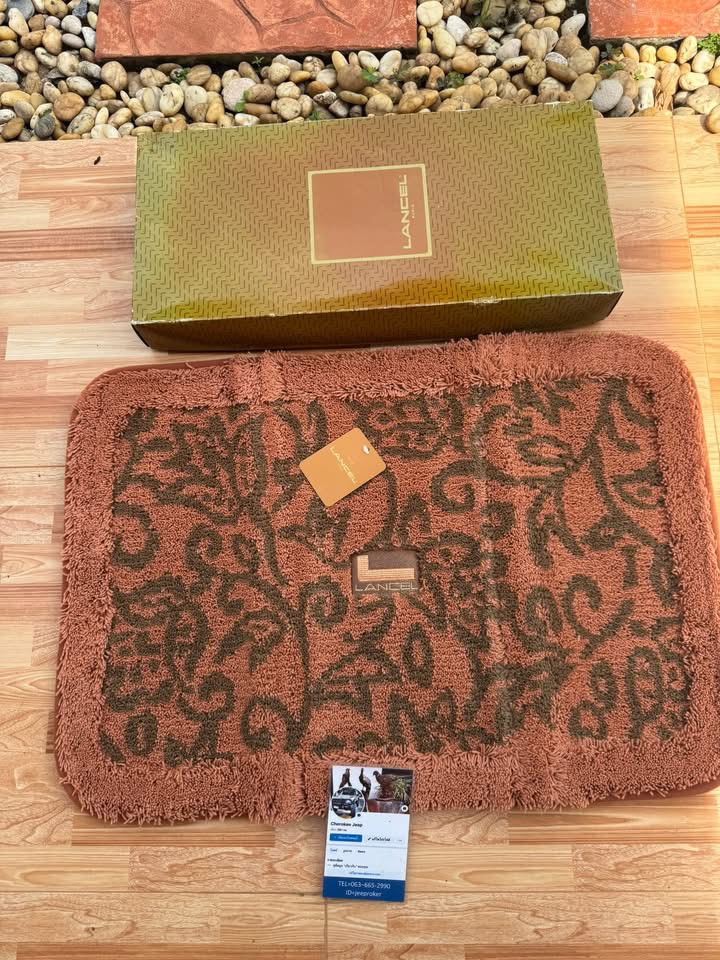 พรมเช็ดเท้า LANCEL งาน Made in Japan พร้อมกล่อง  พรมเช็ดเท้าแบรนด์ LANCEL 