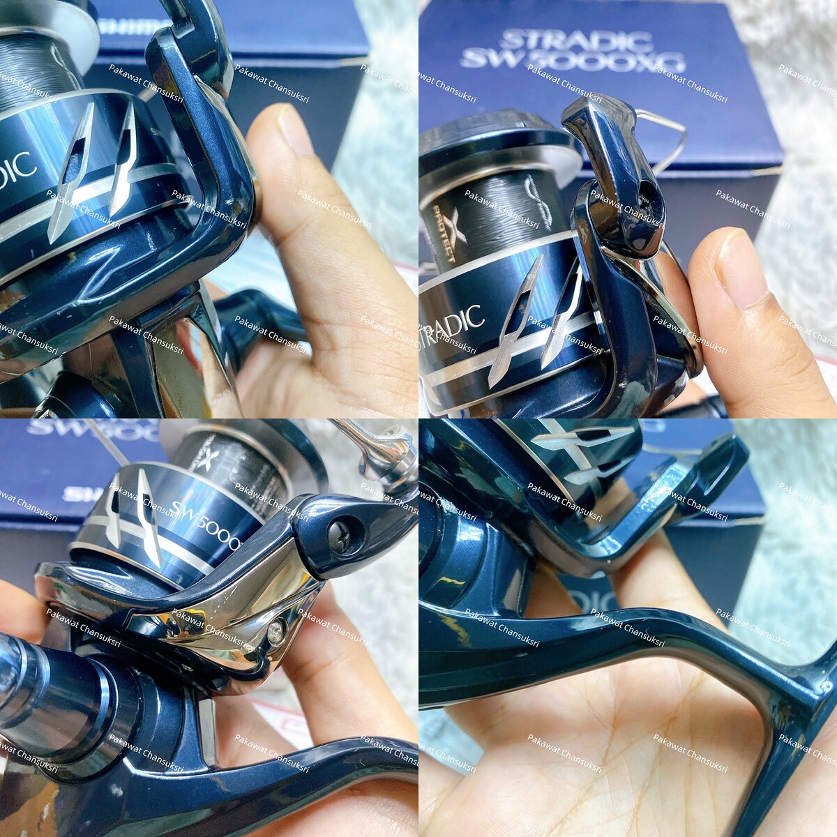 Shimano 24’ Stradic SW 5000XG
รอกสภาพสวยมาก บอดี้มีรอยข่วนสะกิด 3-4 จุดเล็กๆ นอกนั้นสวยมาก หมุนลื่น