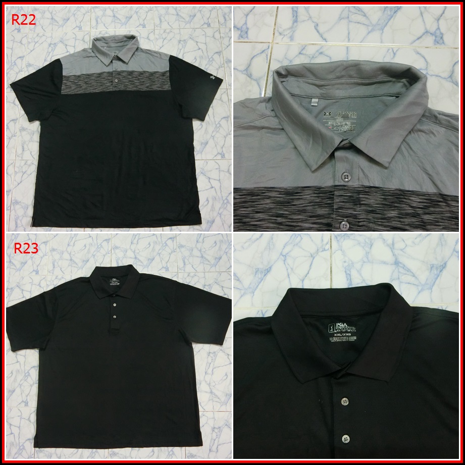 R22.UNDER ARMOUR HEATGEAR สภาพใหม่ๆ เสื้อสำหรับใส่ออกทริปกลางแจ้ง ตกปลา เดินป่า แคมปิ้ง  ไซ้ด์ 2XL อ