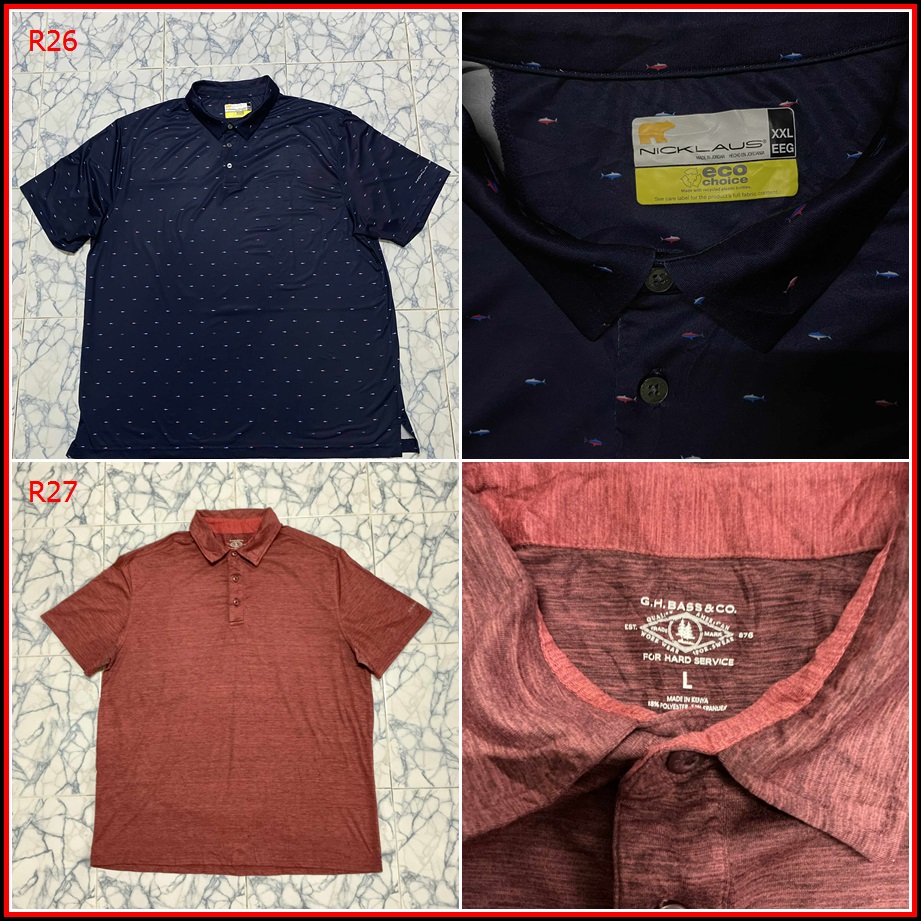 R26.JACK NICKLAUS  เสื้อใส่ออกทริปกลางแจ้ง ตกปลา เดินป่า แคมปิ้ง  สภาพดี บางเบา ใส่สบายเนื้อผ้าระบาย