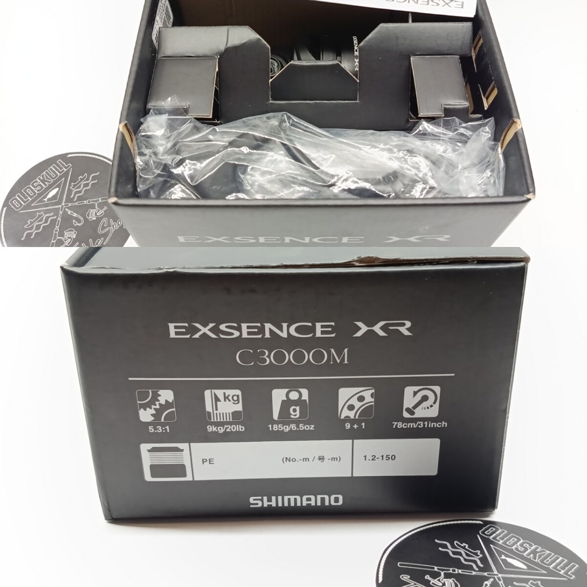 23 EXSENCE  XR  C3000M
‎กล่อง คู่มือแผ่นชิม ครบ
‎รอกโชว์หน้าร้าน  ตีเป็นมือสอง สภาพเหมือนใหม่
‎เห