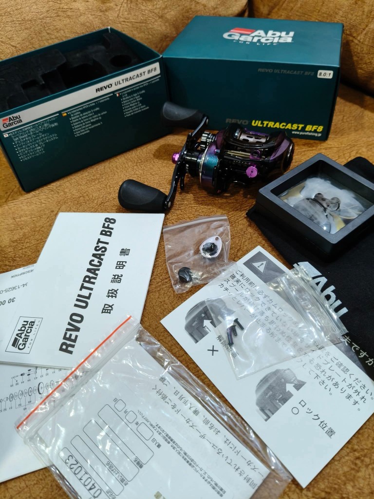 ==>Abu revo ultracast Bf8 พร้อมของแต่ง ของเดิมอยู่ครบ 