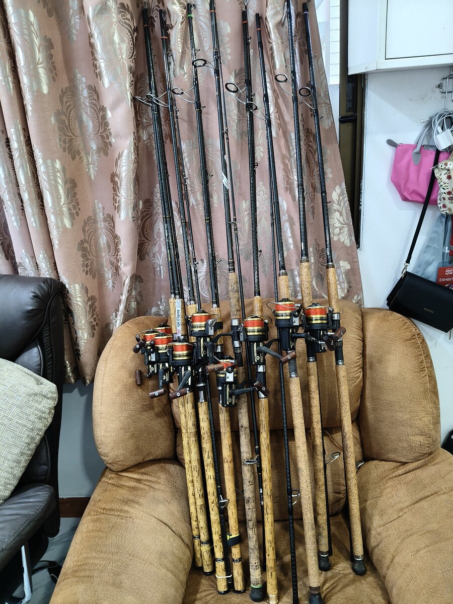 ==>ขายเหมา ชุดหน้าดิน Daiwa BG15 กับ คัน10ฟุต 9ชุด 