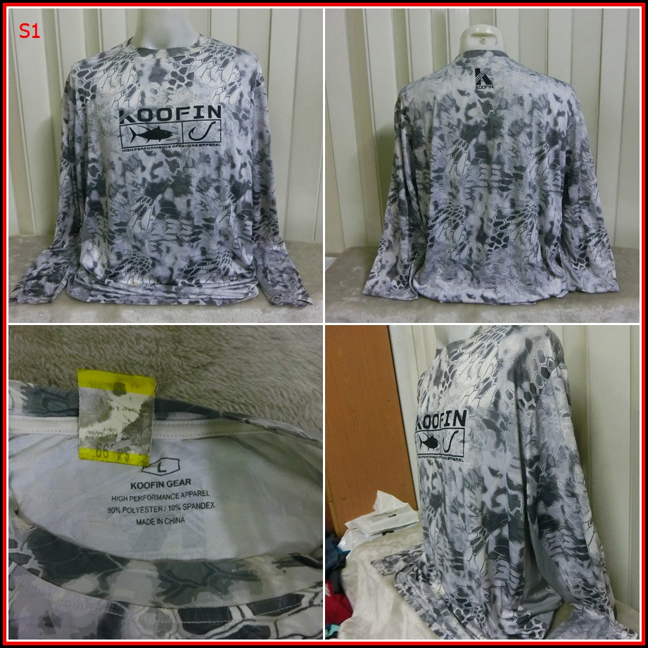 เสื้อ OUTDOOR ใส่ตกปลาและเสื้อลายปลา สวยๆ m,l,xl,xxl ผ้า cool max รหัส S มีเพิ่ม