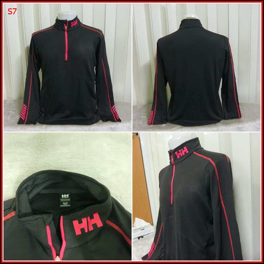 S7.HELLY HANSEN เสื้อใส่ออกทริปกลางแจ้ง  เดินป่าแคมปิ้ง เนื้อผ้าบางกันร้อนชนิดผ้าแห้งไว  Size M อก 4