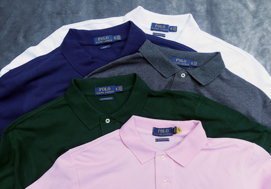 Polo Ralph Lauren Slim Fit /42/48/50 เสื้อยืดปกโปโลหลายสีสวยใหม่แท้ ราคารวมส่ง