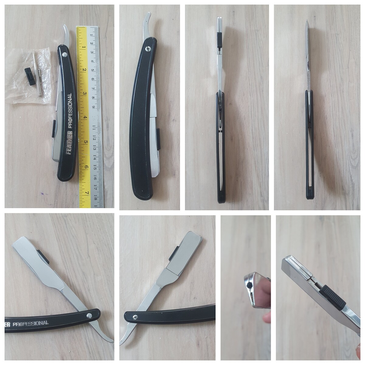 7.Feather Professional + ไขควงและอะไหร่,สภาพดี ราคา 300