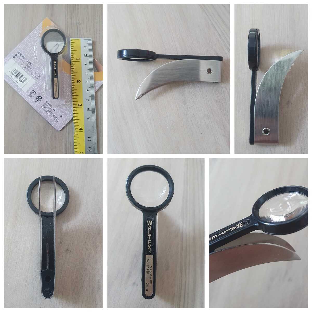 9.ที่คีบติดแว่นขยาน 6x china ใหม่
ราคา 90 ขายแล้ว