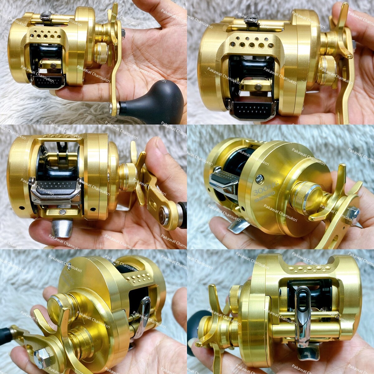 Shimano 15’ Ocea Conquest 300HG
รอกสภาพยังสวย ตัวบอดี้มีริ้วรอยขีดข่วนตามการใช้งานบ้าง โดยรวมยังสวย