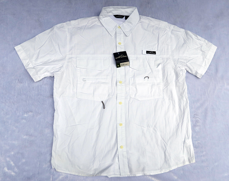 EDDIE BAUER /46/52 เสื้อเชิ้ต out door แขนสั้น 2 สีสวยใหม่แท้ ราคารวมส่ง flash