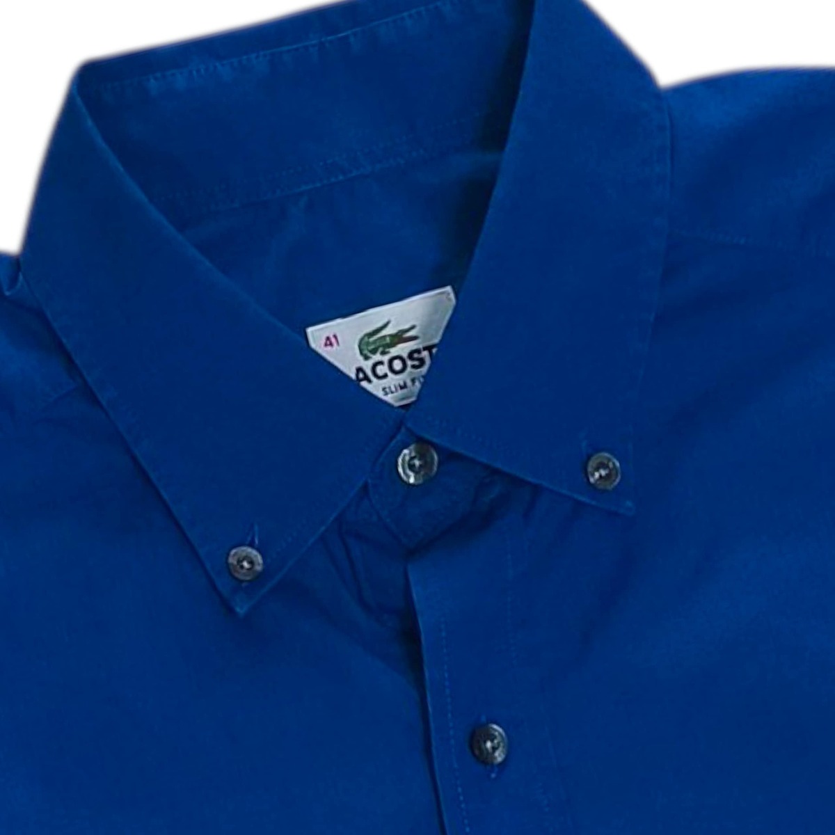 ปิด L A C O S T E สีน้ำเงินสภาพสวยใหม่มาก ไม่มีตำหนิใดๆมือสองญี่ปุ่นแท้ 