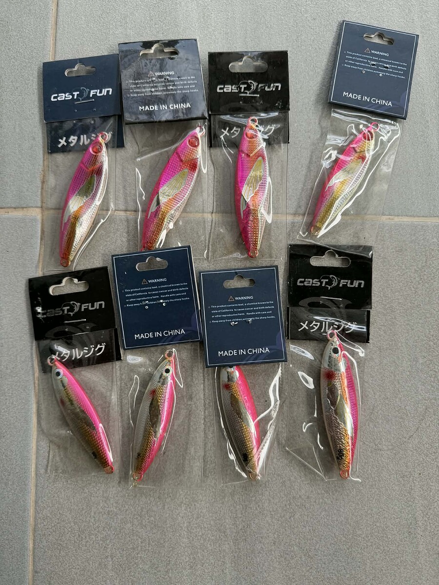 ขาย เหยื่อจิ๊ก หลายรายการ
ค่าส่ง 30.-
3 ชิ้นขึ้นไป ส่งฟรี

เหยื่อจิ๊ก  60g  ตัวละ 50.-