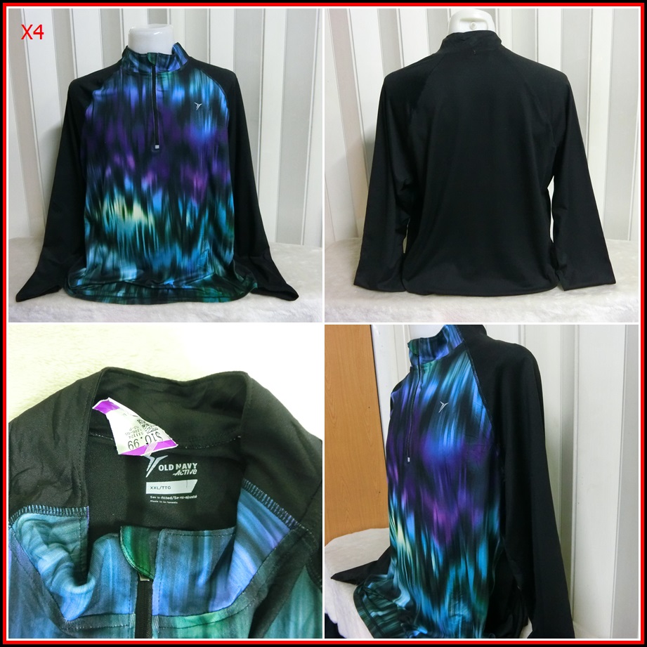 X4.OLD NAVY สภาพใหม่ เสื้อยืด OUTDOOR มือสอง ใส่ออกทริปกลางแจ้ง ตกปลา เดินป่า แคมปิ้ง เนื้อผ้ายืดหยุ