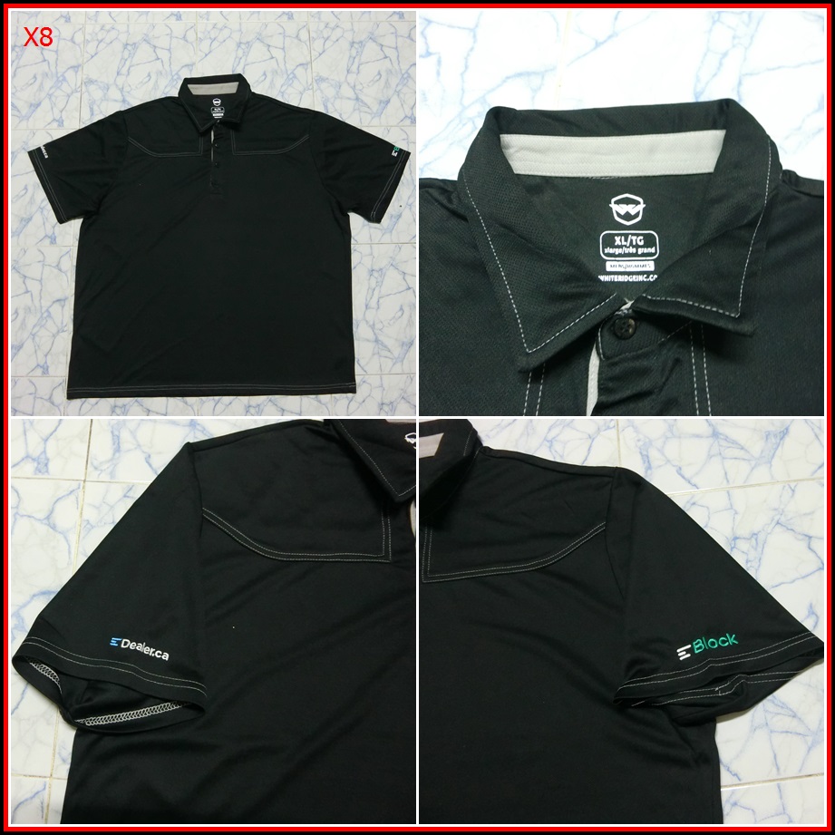 X8.WHITERIDGEINC POLO ใส่ออกทริปกลางแจ้ง ตกปลา และแคมปิ้ง เนื้อผ้าแห้งไว     ไซ็ด์ XL อก 51 นิ้ว / 3