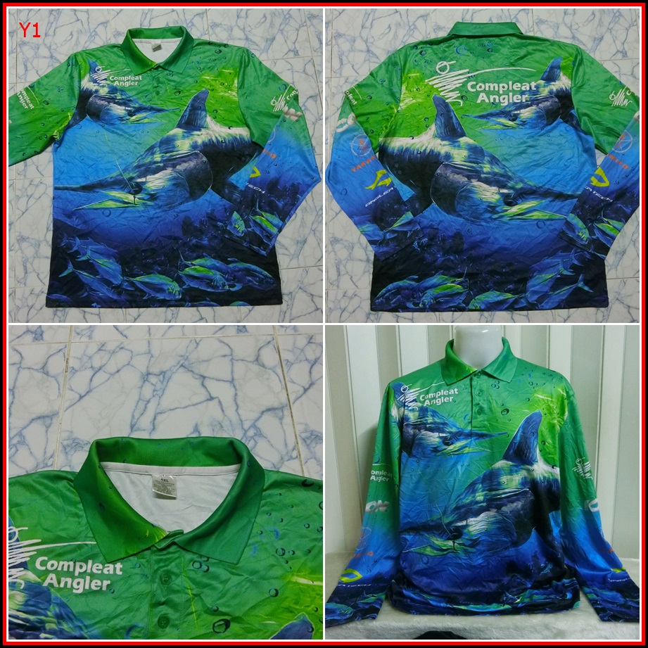 เสื้อตกปลา OUTDOOR  สวยๆ ผ้าแห้งไวเข้ามาใหม่ รหัส Y 