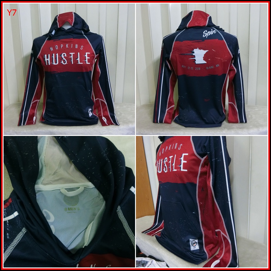 Y7.HOPKINS HOODIE  ใส่ออกทริปกลางแจ้ง ตกปลา เดินป่าแคมปิ้ง เนื้อผ้าบาง ชนิดแห้งไว  Size M อก 38 นิ้ว