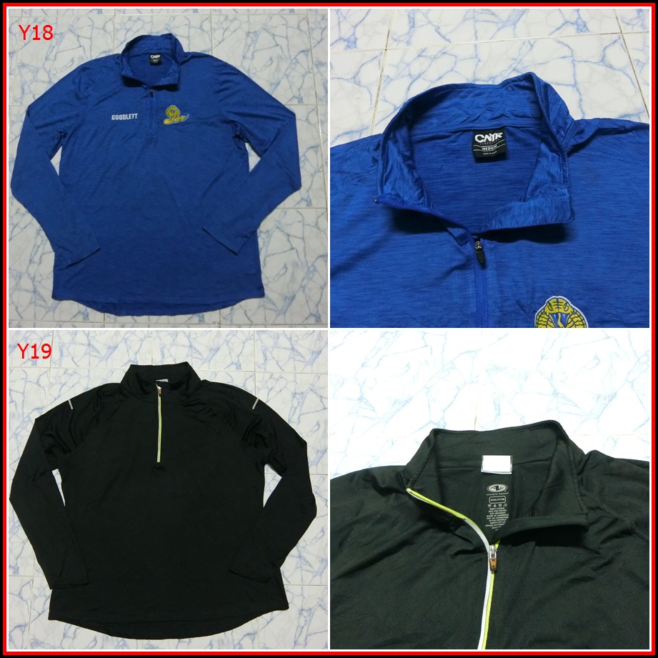 Y18.CNTR SPORT WEAR ใส่ออกทริป กลางแจ้ง ตกปลา เดินป่าแคมปิ้ง เนื้อบางกันร้อน  Size L อก 44 นิ้ว / 30