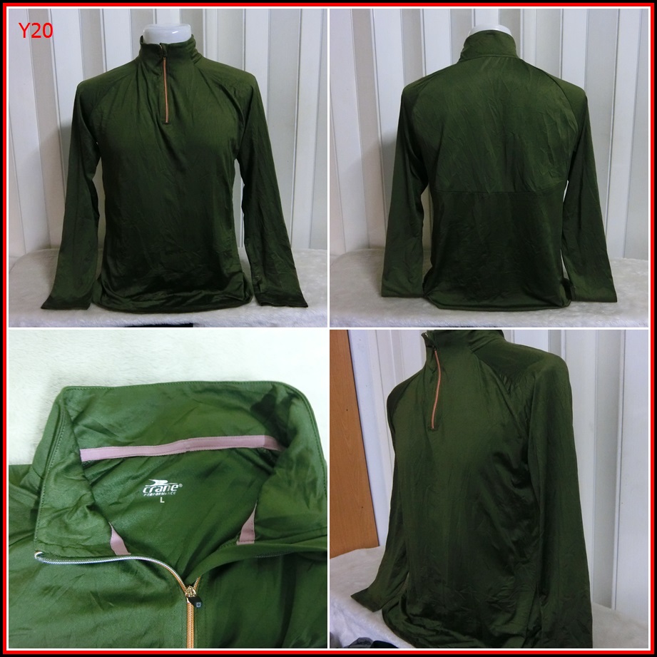 Y20.CRANE PERFORMANCE  OUTDOOR  ใส่ออกทริปกลางแจ้ง ตกปลา และแคมปิ้ง เนื้อผ้าแห้งไว Size  L อก 43 นิ้