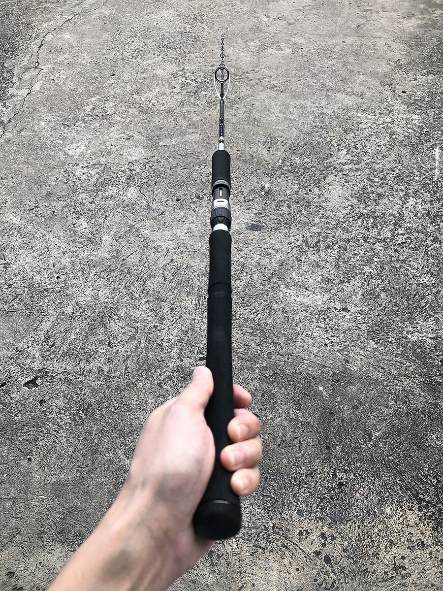 10. Shimano Grappler S604 คัน 1 ท่อนยาว 6 ฟุต Jig Wt: 90-200g , Line Max: PE4 คันสวยริ้วรอยผิวบางๆ เ