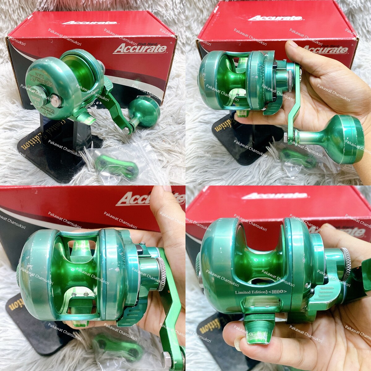 Accurate Boss Extreme 400 Narrow Limited Edition
รอกสภาพลุยๆ มีริ้วรอยจากการใช้งานพอสมควร หมุนลื่นเ