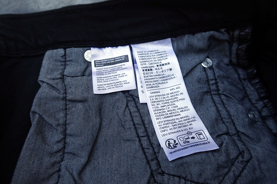 Levi's 501 Super Black unisex