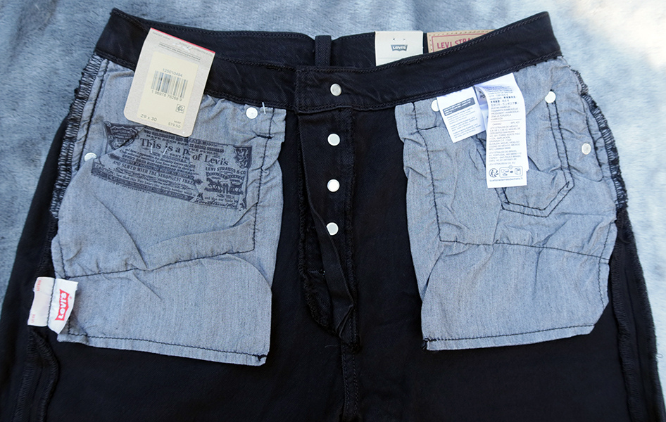 Levi's 501 Super Black unisex