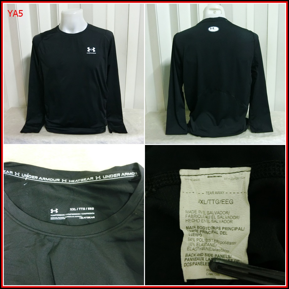 YA5.UNDER ARMOUR ้  สภาพใหม่  ใส่ออกทริปกลางแจ้ง ตกปลา เดินป่าแคมปิ้ง เนื้อผ้าบาง ชนิดแห้งไว    Size