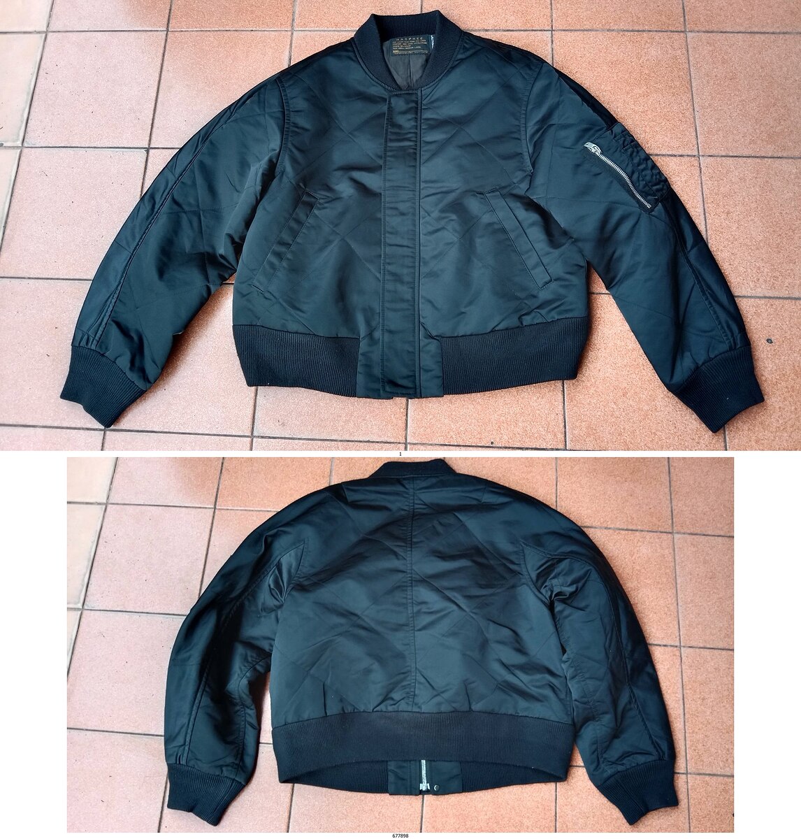 MACPHEE  MA-1 Jacket สีดำ อก38นิ้ว