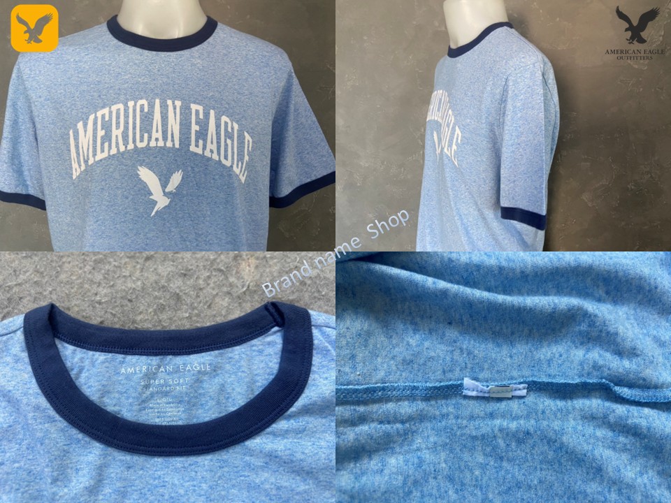 •Super soft cotton jersey เสื้อยืดคอตตอนเนื้อนุ่มพิเศษ
•Ringer trim ขอบแต่งริงเกอร์
•Flocked chest