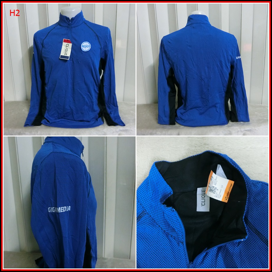 H2. CLIQUE เสื้อใส่ออกทริปกลางแจ้งตกปลาชนิดเนื้อผ้าบางบางลื่นๆ ชนิดผ้าแห้งไว  Size M อก 42 นิ้ว / 31