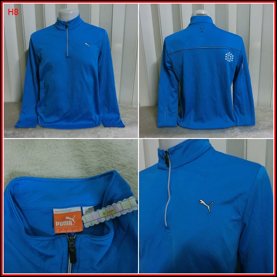 H8. PUMA  ใส่ออกทริปกลางแจ้ง ตกปลา และแคมปิ้ง เนื้อผ้าแห้งไว  Size M อก 42 นิ้ว / 28.5 นิ้ว  160-