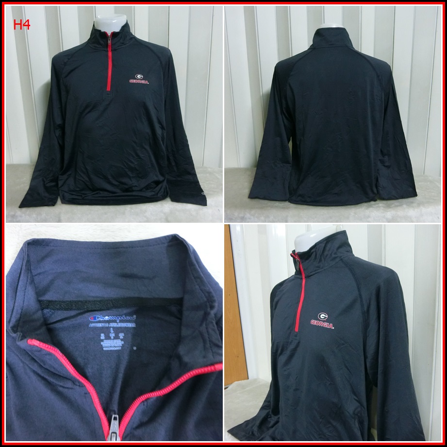 H4.CHAMPION ใส่ออกทริปกลางแจ้ง ตกปลา และแคมปิ้ง เนื้อผ้าแห้งไว   Size L อก 44 นิ้ว / 29 นิ้ว 180-
