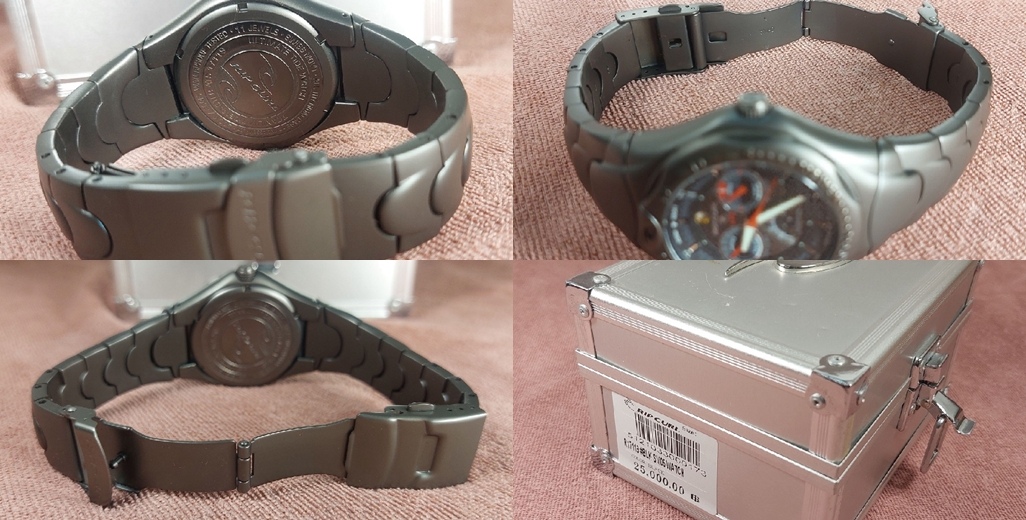 สวยงาม น้ำหนักเบา แต่แข็งแรงมาก เพราะทั้งเรือน และสาย ทำด้วยHigh grade Titanium  :cool: