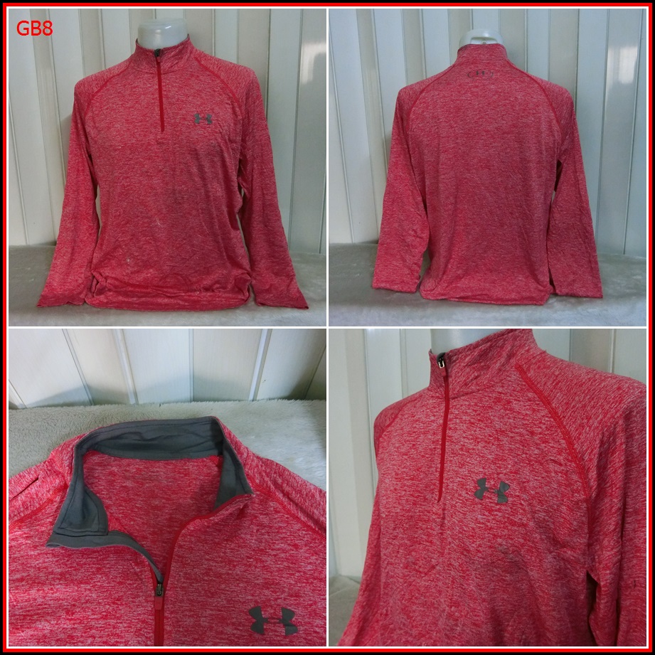 GB8.Under Armour  เสื้อใส่ออกทริปกลางแจ้งตกปลา เดินป่าแคมปิ้ง ชนิดเนื้อผ้าแห้งไว    Size L อก 45  นิ